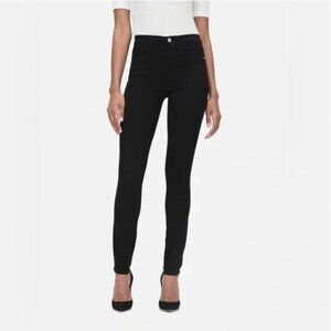 Frame Womens Le High Skinny Jeans in Black Size 30